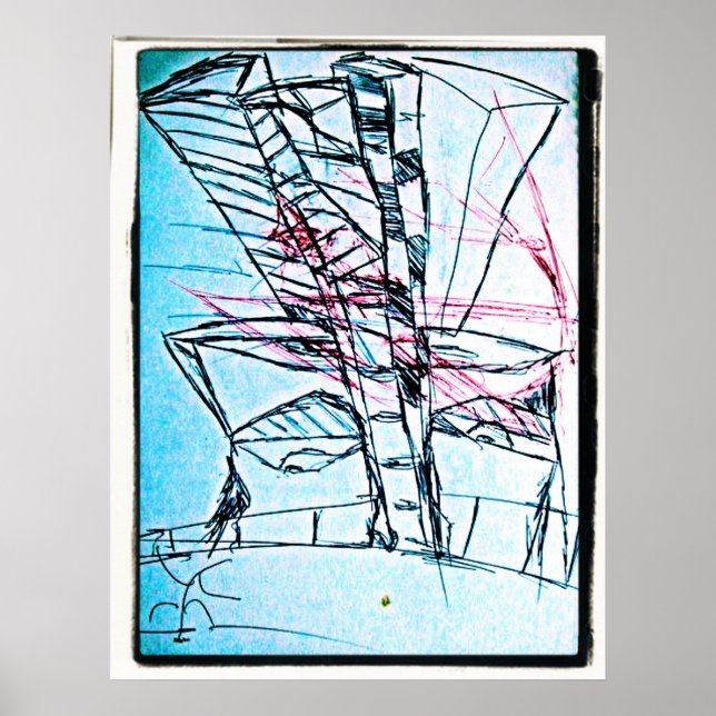 Pôster Desenho de Nariz da Cidade (Frente)