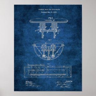 Poster Desenho de Patente para Remoção do assento da Shel