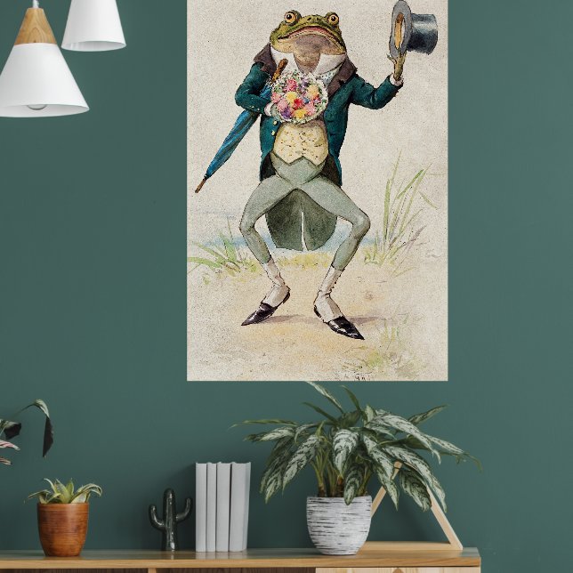 Poster Desenho de Sapo (Sala de Estar 1)