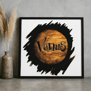 Poster Desenho de tinta Vênus