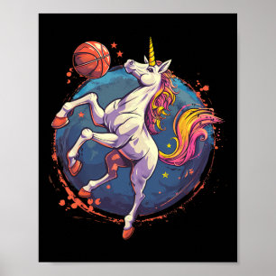 Poster Desenho de Unicórnio Esqueleto Amante de Esqueleto