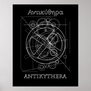 Poster Desenho do Mecanismo Antiquítero