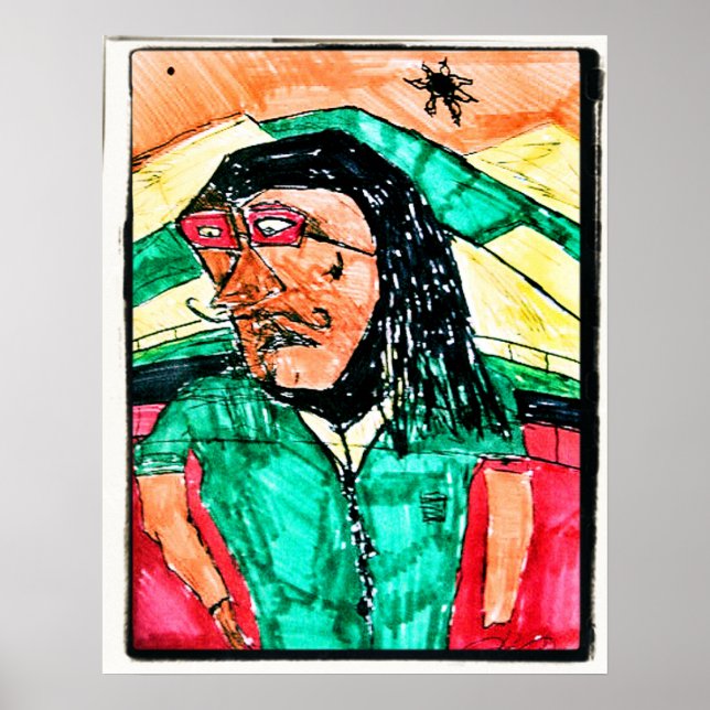 Pôster Desenho do Perfil Dread (Frente)