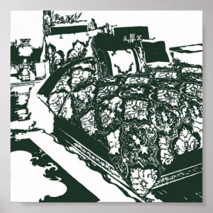 Poster Desenho do Quarto Verde