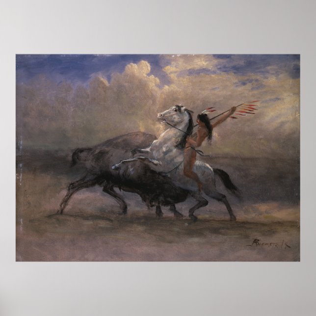 Poster Desenho do Último de Buffalo (Frente)