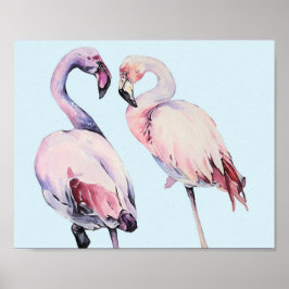 Poster Desenho Flamingo Bonito