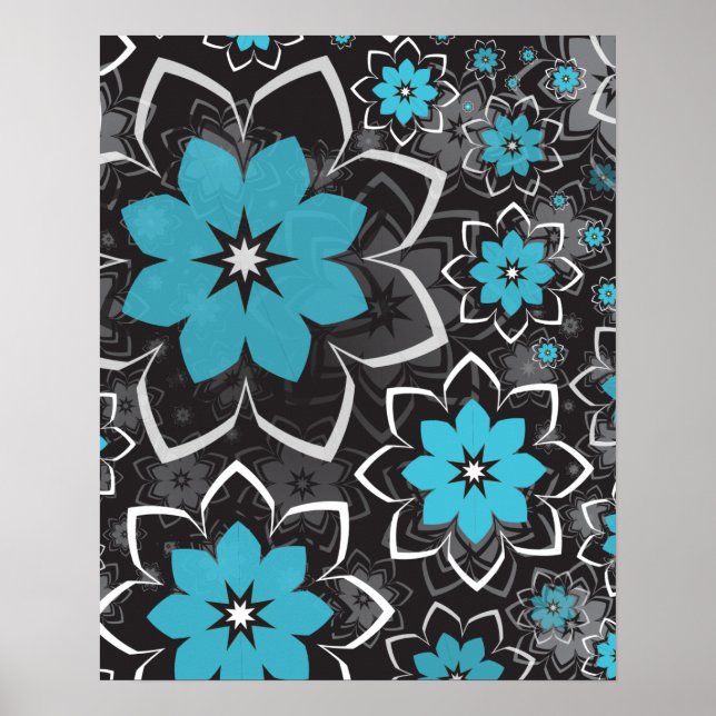Poster Desenho Floral 14 (Frente)