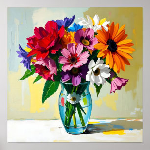 Poster Desenho Floral Bonito