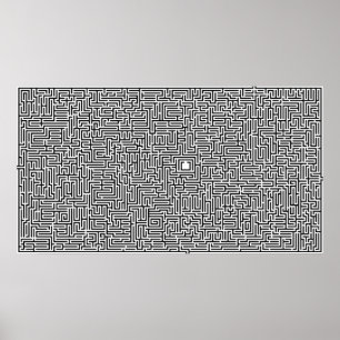Pôster Desenho gerado por computador complexo do