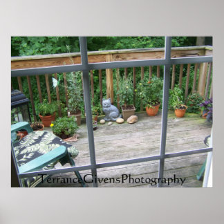 Pôster Desenho na janela