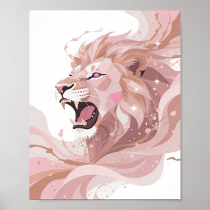 Poster Desenho personalizado impressionante do LION KING