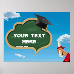 Poster Desenho vetorial para formatura