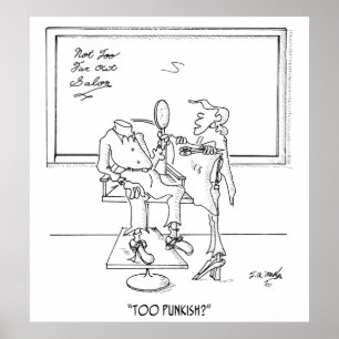 Poster Desenhos animados 1465 do penteado