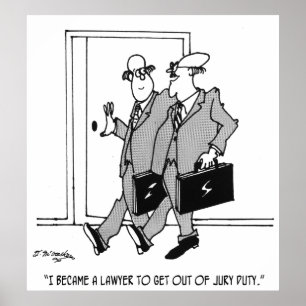 Pôster Desenhos animados 5492 do júri