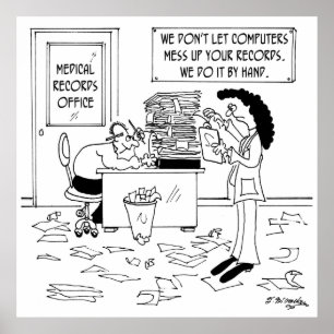 Poster Desenhos animados 7117 do hospital