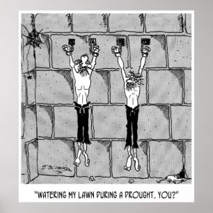 Pôster Desenhos animados 9470 da conservação de água