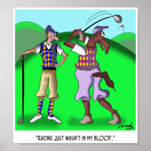 Poster Desenhos animados 9528 do golfe