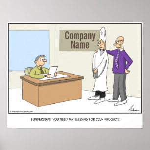 Poster Desenhos animados do projeto da bênção