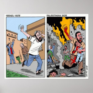 Poster Desenhos animados do que acontece realmente