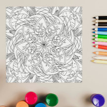 Desenhos Felizes: Página de Colorir Flores Fofas P