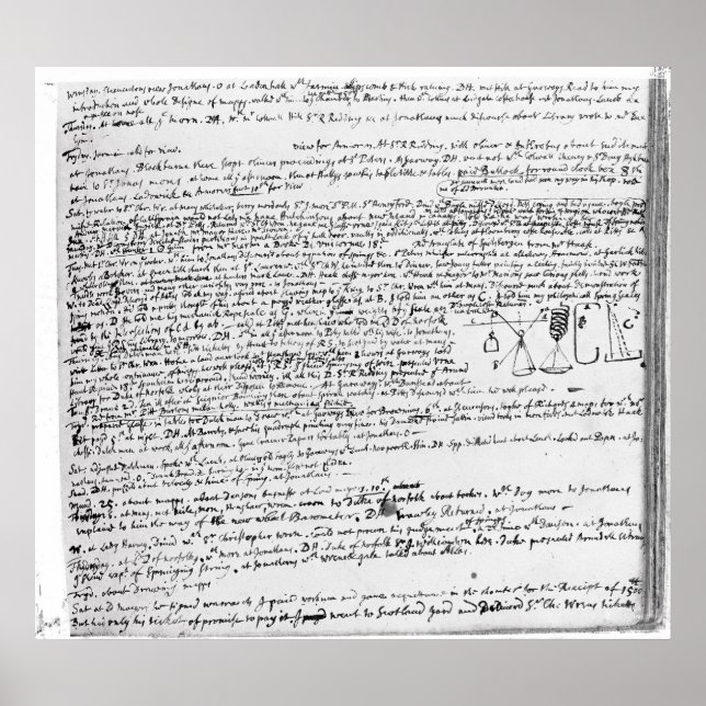 Pôster Desenhos técnicos (Frente)