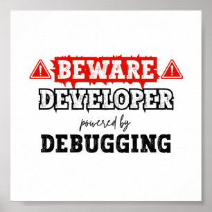 Poster Desenvolvedor Com Depuração   Programação