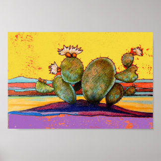 Pôster Desert Cactus