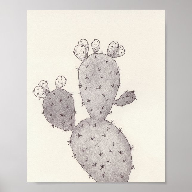Poster Desert Cactus (Frente)