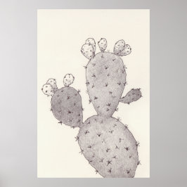 Poster Desert Cactus