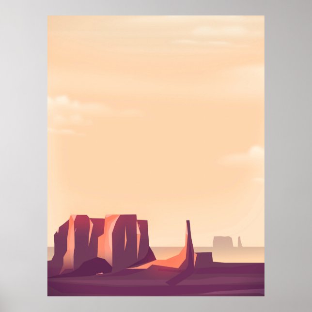 Poster Desert Canyons (Frente)