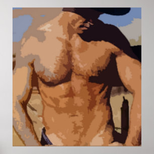Poster Desert Cowboy