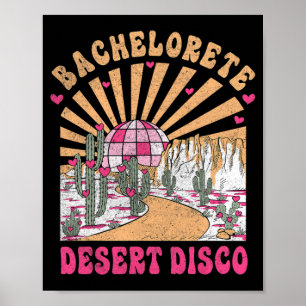 Poster Desert Disco Brito Squad Bridal Party Bachelorette