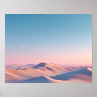 Poster Desert Dream at Twilight