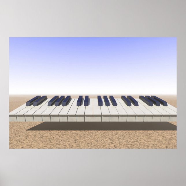 Pôster Desert Keyboard (Frente)
