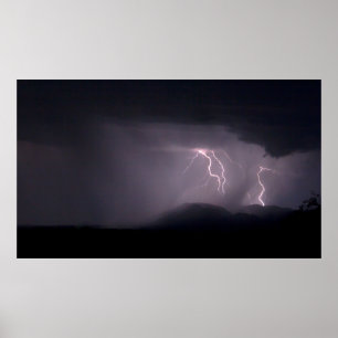Poster Desert Lightning