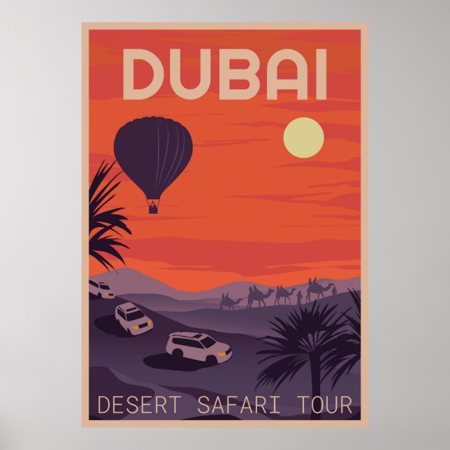 Poster Desert Safari Tour (Frente)