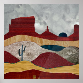 Poster Desert Sunrise