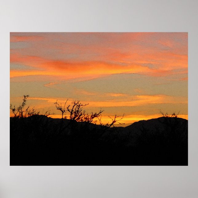 Poster Desert Sunrise (Frente)