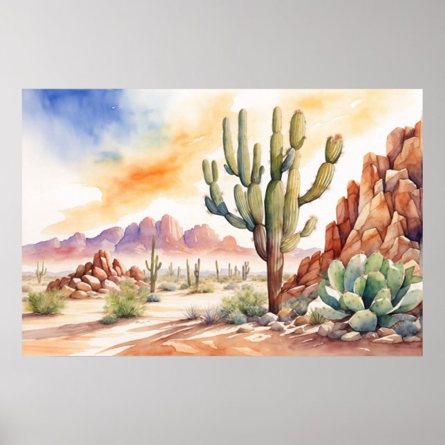 Poster Desert Sunset (Frente)