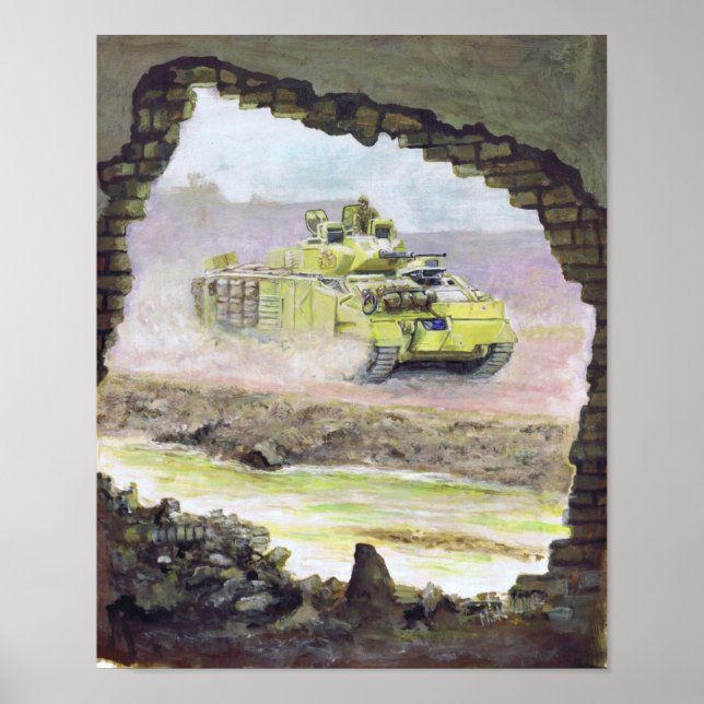 Poster Desert Warrior Iraque (Frente)