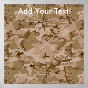 Pôster Deserto Camo