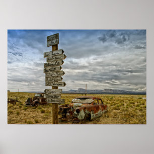 Pôster Deserto da arizona do RT 66