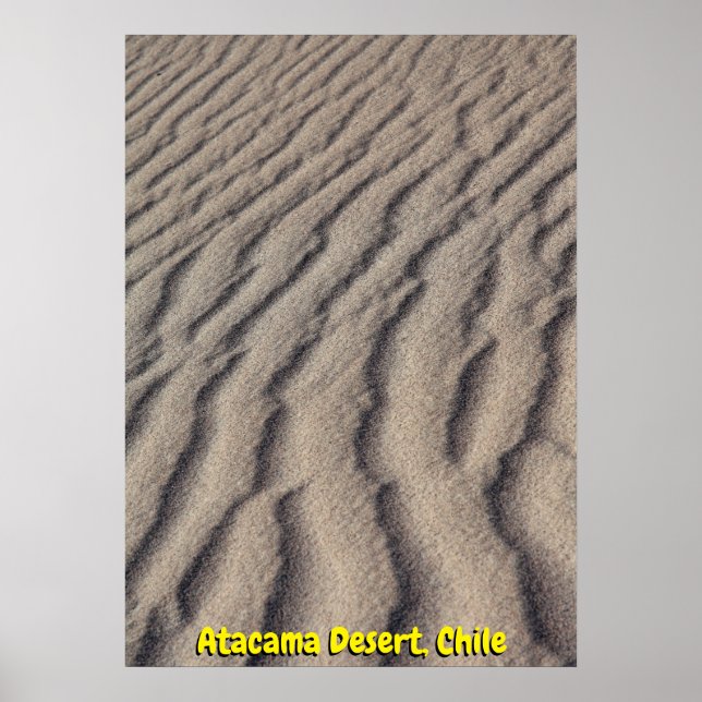 Poster Deserto de Atacama, Chile (Frente)