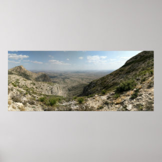 Poster Deserto de Chihuahuan Vista em Carlsbad Caverns