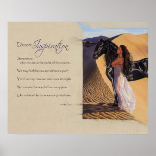 Poster Deserto de Inspiração