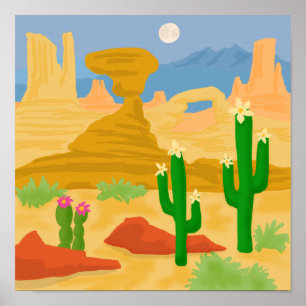 Poster Deserto de Rock