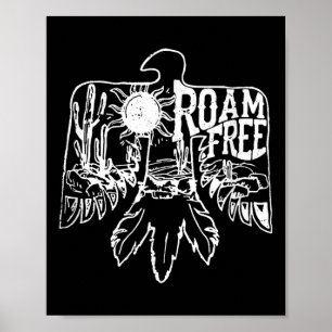 Poster Deserto do Campo de Vida Thunderbird Roam Free