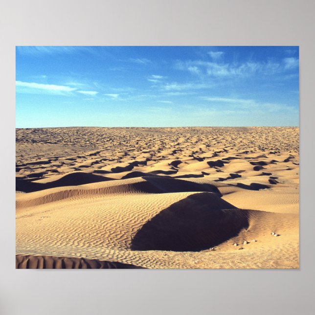 Poster Deserto do Saara desolado (Frente)