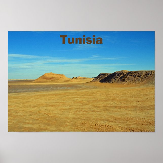 Poster Deserto do Saara, Tunísia (Frente)