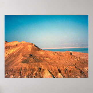 Pôster Deserto judaico e mar Morto